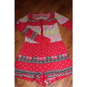 Christmas Pajama Romper